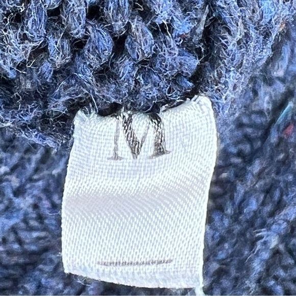 MEDIUM VINTAGE HILL AND ARCHER SWEATER VEST KNIT BLUE V NECK STRIPE - Picture 10 of 10